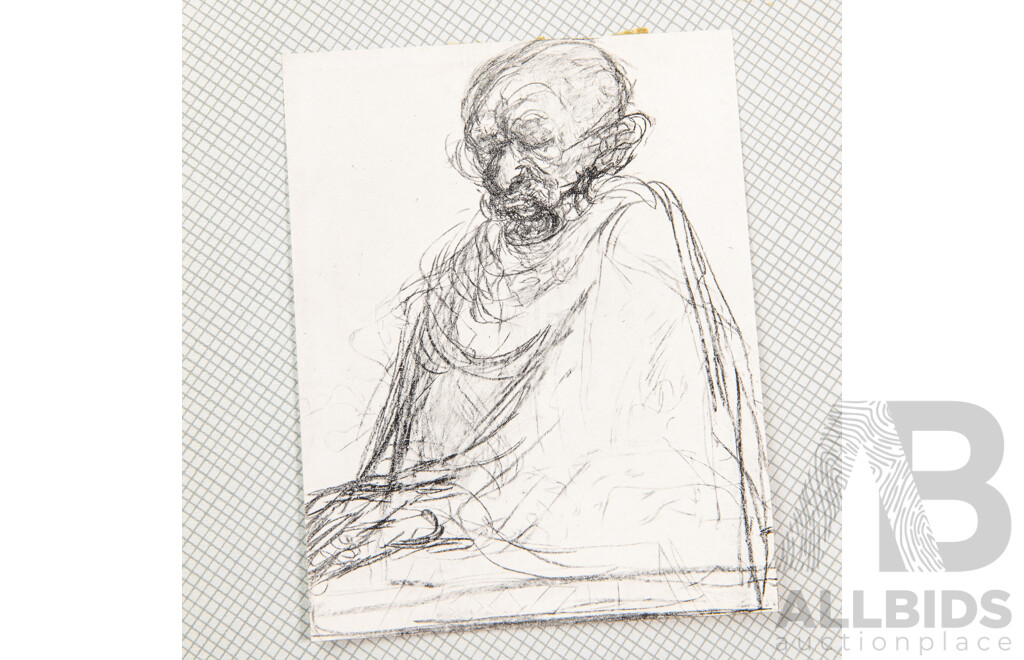 Sketches of Gandhi by Feliks Topolski (1953)  With Introduction by Devadas Gandhi