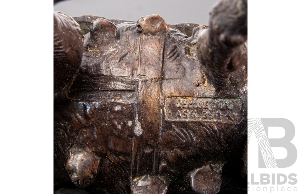 Italian Bronze Three Wise Men on Camels