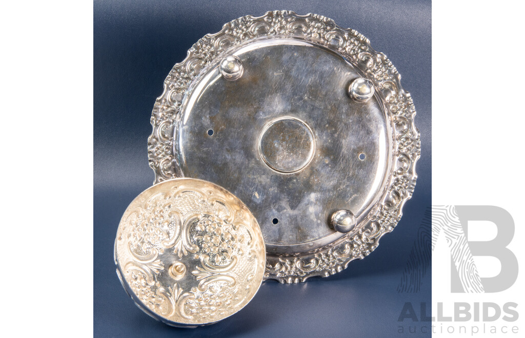 William Hutton and Sons Silver Plated Egg Coddler 1902