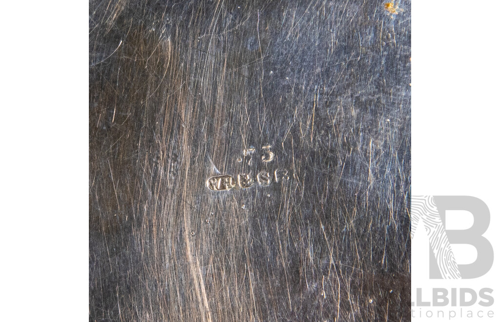 William Hutton and Sons Silver Plated Egg Coddler 1902