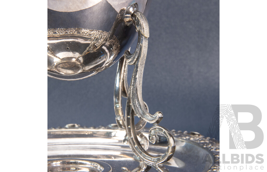 William Hutton and Sons Silver Plated Egg Coddler 1902