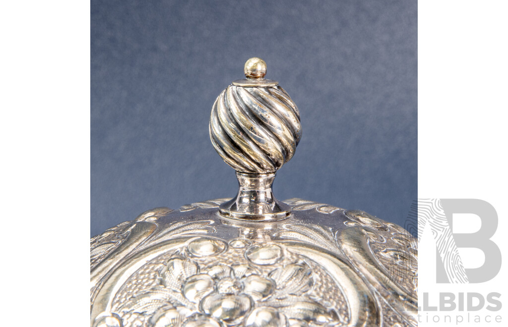 William Hutton and Sons Silver Plated Egg Coddler 1902