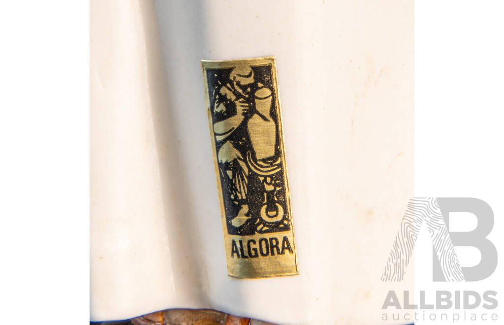 Two Algora (Spain) Porcelain Figures of Monks