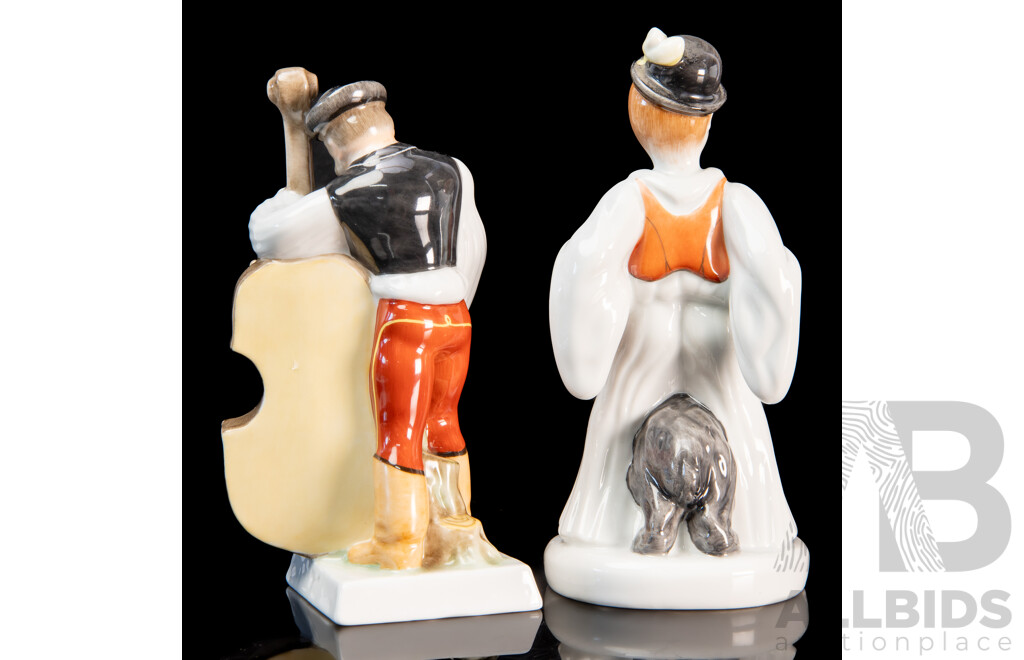 Two Herend (Hungary) Porcelain Figurines