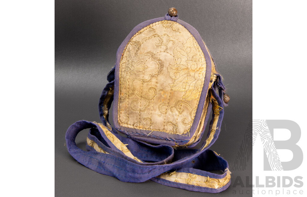 Antique Tibetan Silver Buddhist Gau Shrine Prayer Box