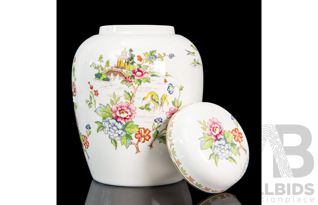 Crown Staffordshire 'Pagoda' Ginger Jar
