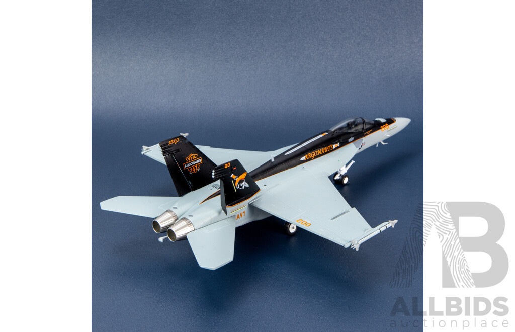 Limited Edition Witty Wings No. WTW-72-007-012, F/A-18E Super Hornet, 1:72 Scale, VFA 147 Argonauts