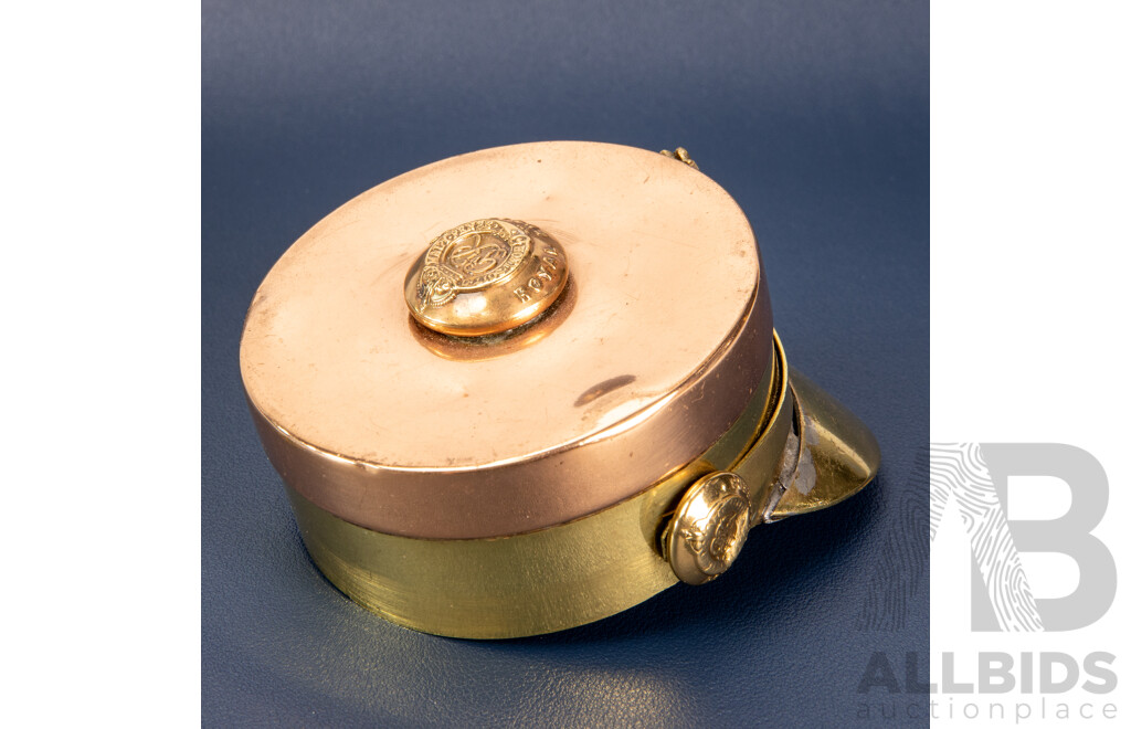 Trench Art Royal Engineers Military Cap