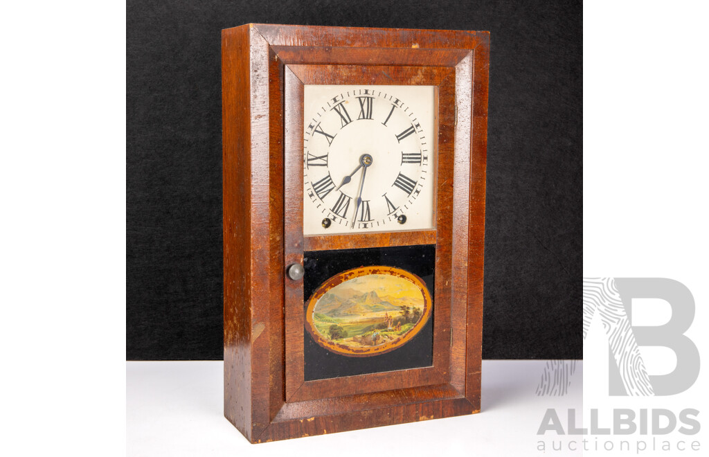 Antique (Early 20th Century) Seth Thomas Eight/Night Day Spring Two-Train Clock (USA)