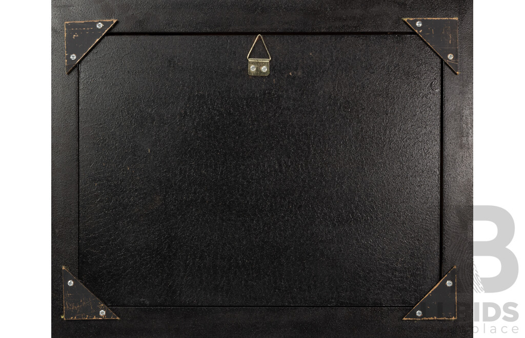 Pair of Vintage Asian Artworks with Mother-of-Pearl Inlay