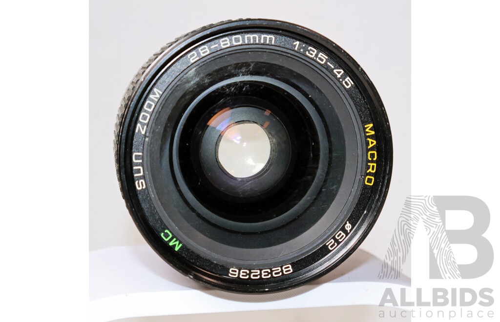 Collection of Vintage Zoom and Telephoto Lenses