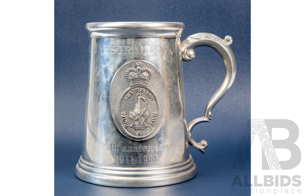 Tankard Commemorating 75th Anniversary of Royal Australian Navy