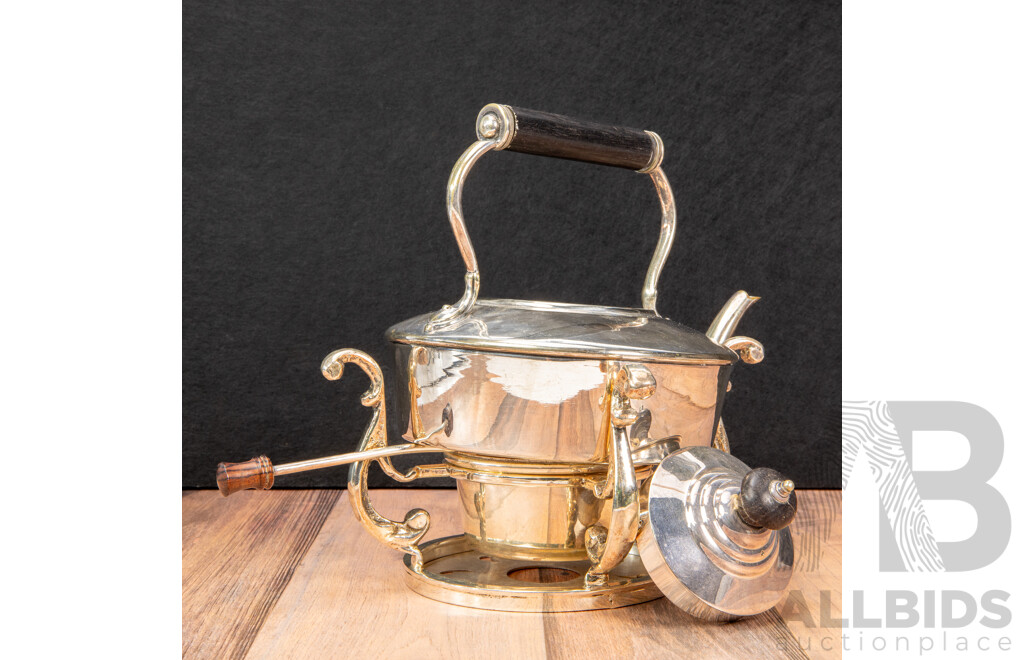Mappin and Webb Silver Plate Tipping Teapot