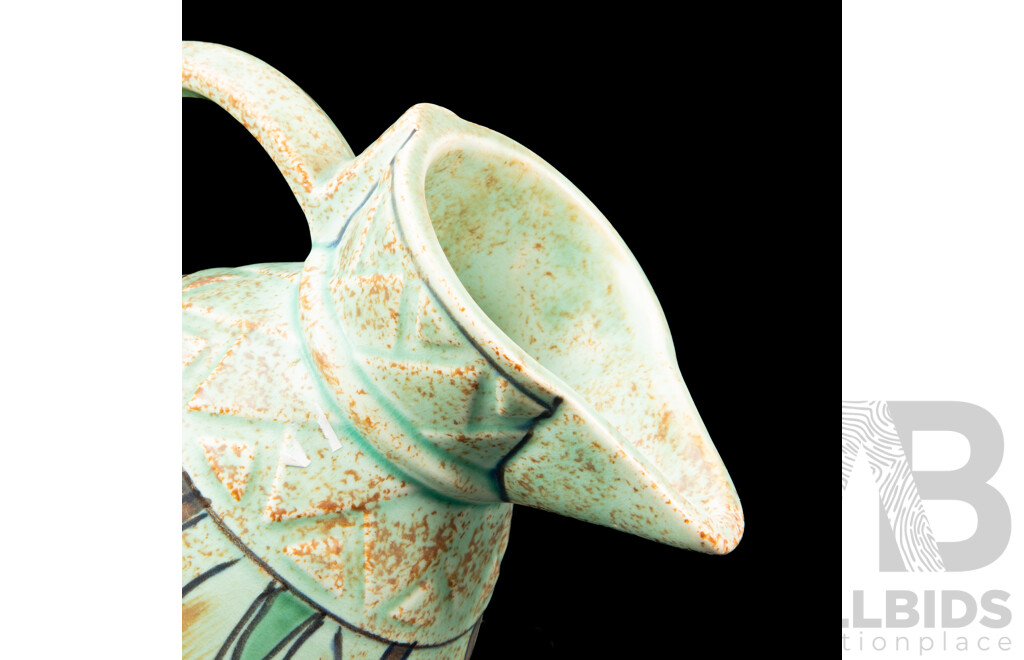 Flaxman Ware by Wade Heath Art Deco Jug