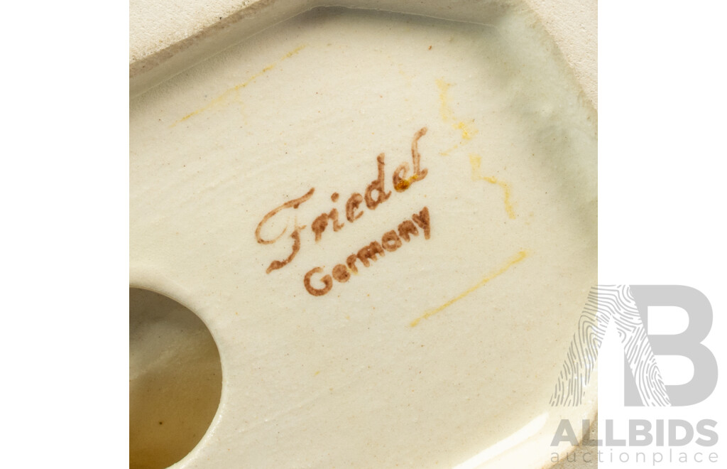 Friedel Figurine Girl with Playful Goat