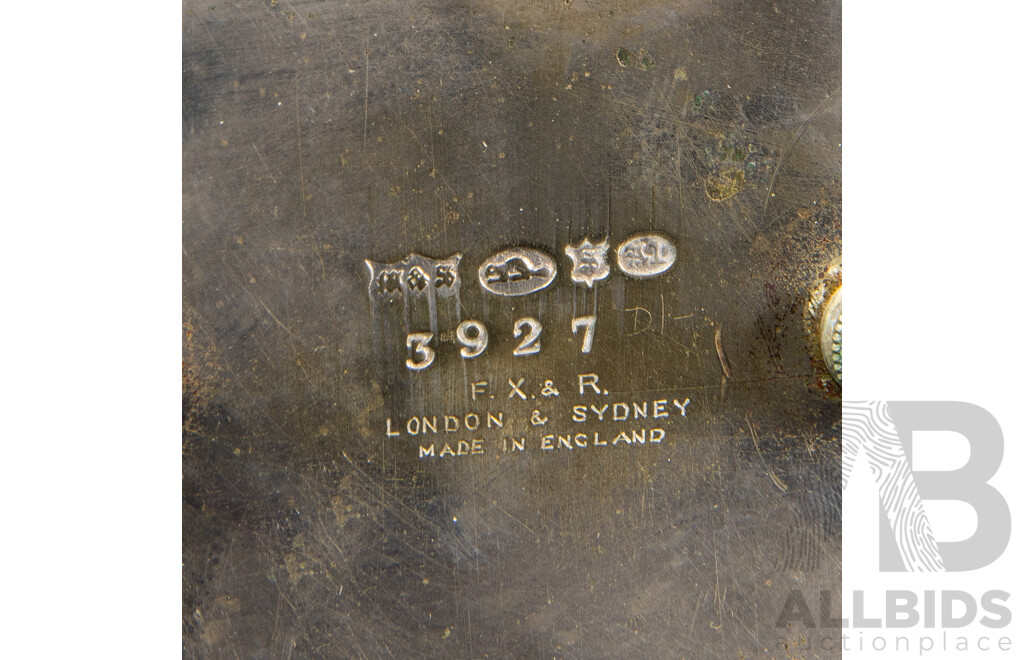 Antique Maxfield & Sons A1 Silver Plate Cruet Set