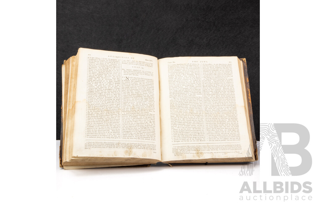 The Genuine and Complete Works of Josephus Dublin 1796