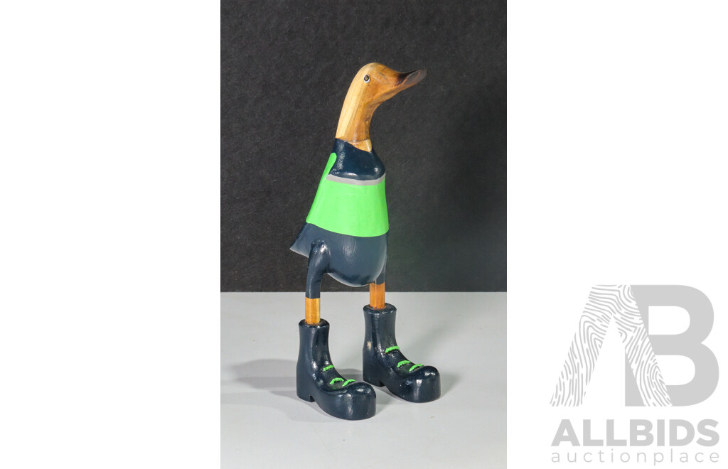 Super Rare Footy Duck NRL Canberra Raiders