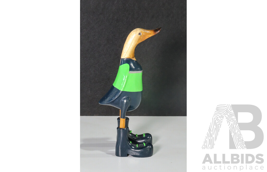 Super Rare Footy Duck NRL Canberra Raiders