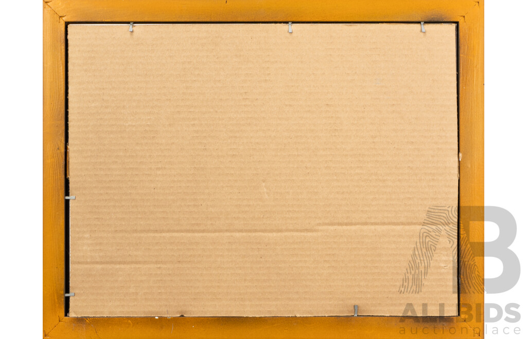 Vintage Framed Photograph Australian Cricket Team with Captain Don Bradman