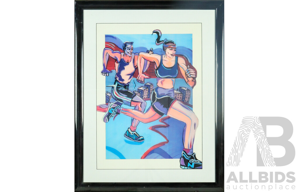 Adam Stone American Framed Sports Print Athletics