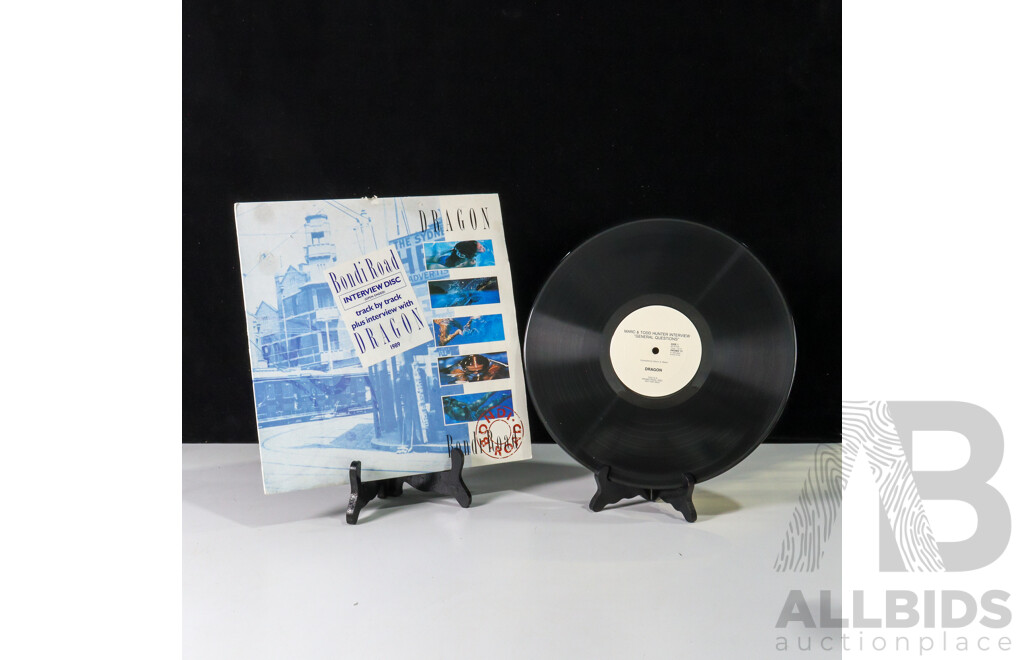 Dragon, Bondi Road Interview Disc (PROMO 13) 1989 Australian Radio Promotional LP