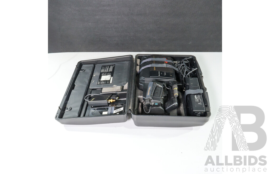 Vintage Panasonic NV-M7A VHS Video Camera in Original Case