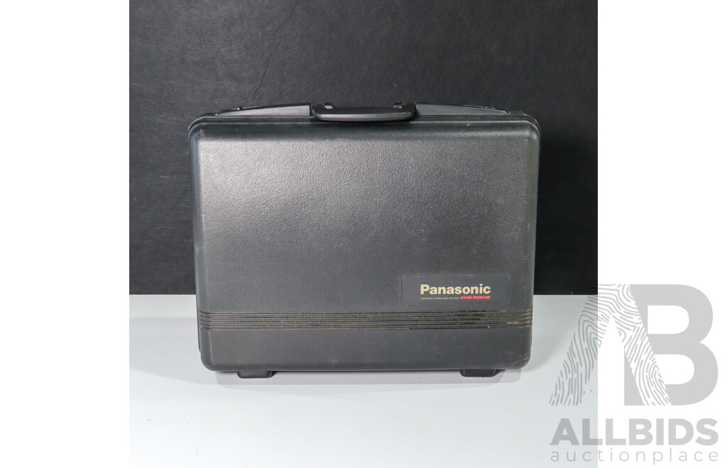 Vintage Panasonic NV-M7A VHS Video Camera in Original Case