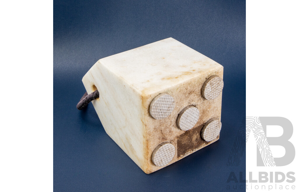 Elegant Designer Marble Stone Heavy Rope Door Stop