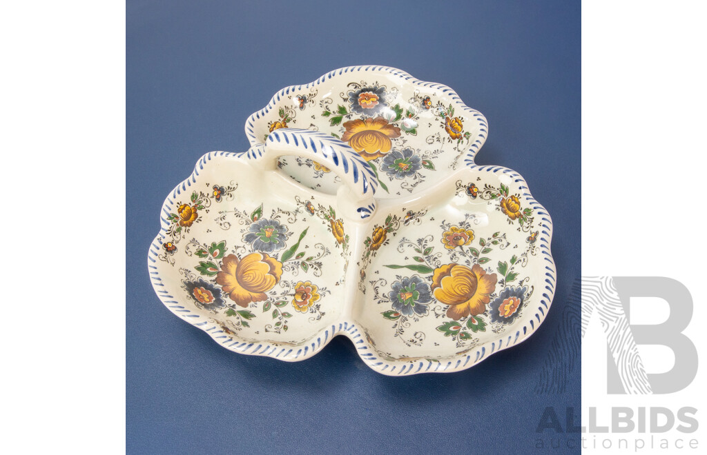 Stunning Vintage H Bequet Belgium Platter