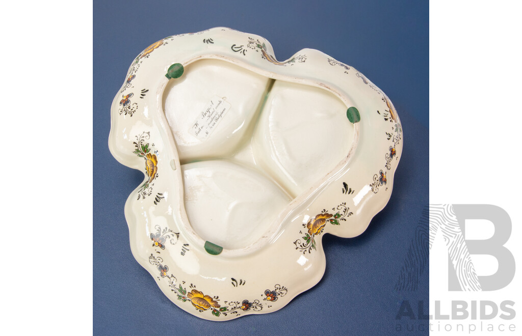 Stunning Vintage H Bequet Belgium Platter