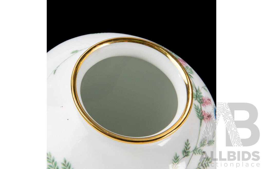 Heritage Collection Imperial Peacock Vase With Base