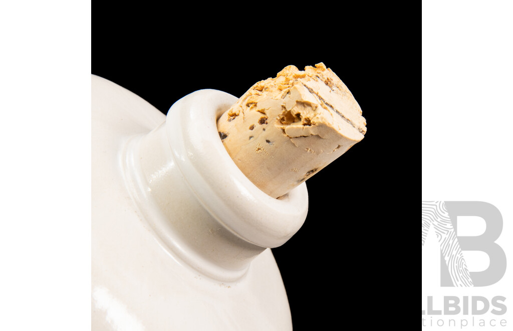 Vintage Apostel Stoneware Holland Delft Blauw Hand Painted Jug