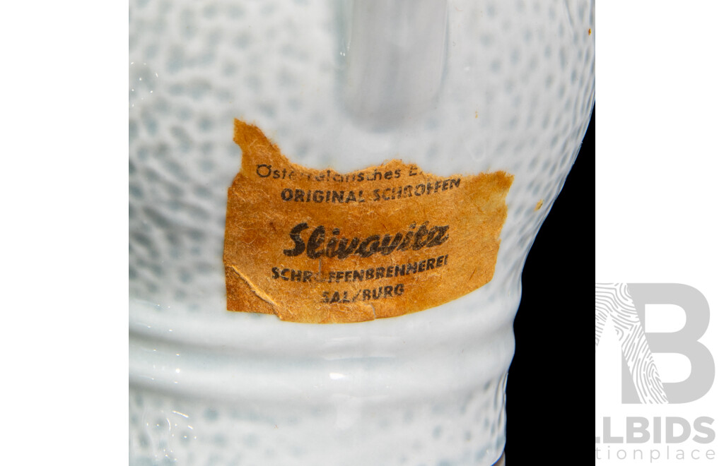 Schroffen Enzian Painted Flowers Jug And Mini Cup