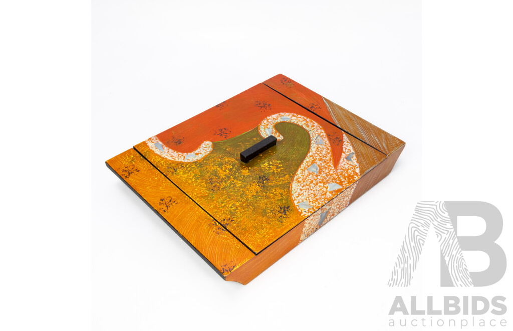 Vintage Phuong Nam Lacquerware Bento Serving Tray