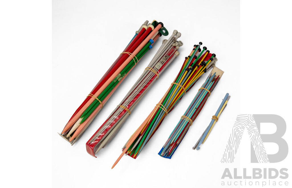 Collection Of Vintage Knitting Needles