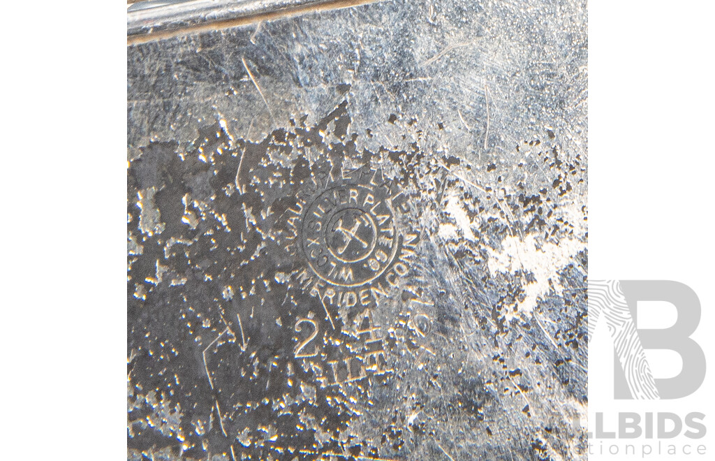 Antique Wilcox Silver Plate Gilt Trinket Box