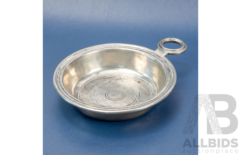 Vintage Italian .950 Pewter Porringer