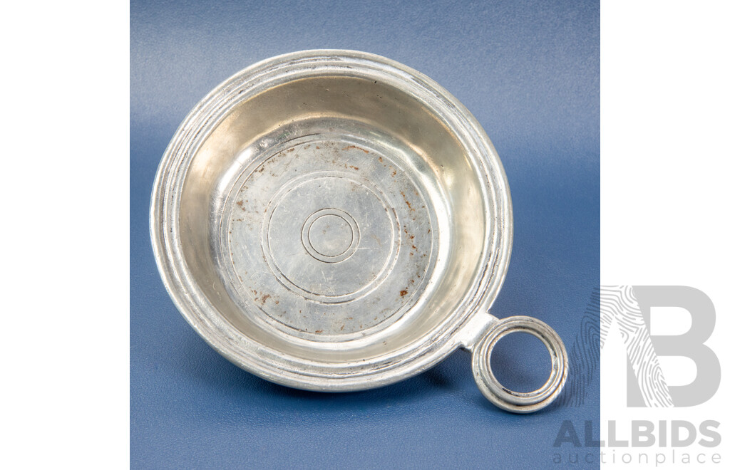 Vintage Italian .950 Pewter Porringer