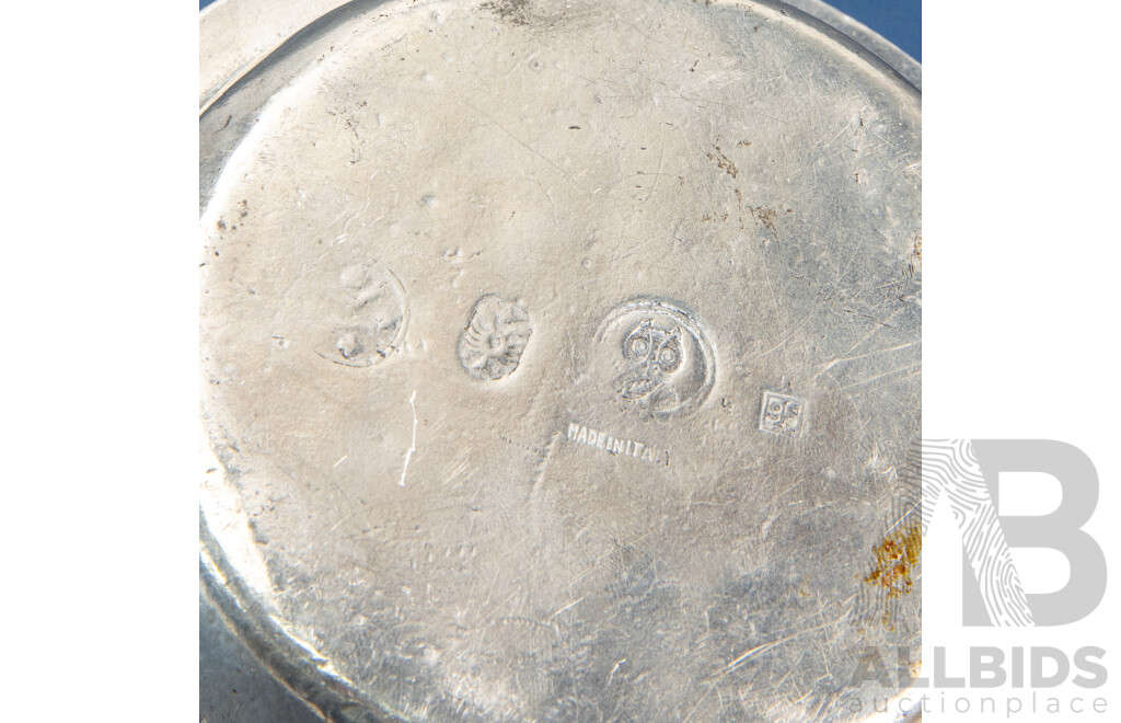 Vintage Italian .950 Pewter Porringer