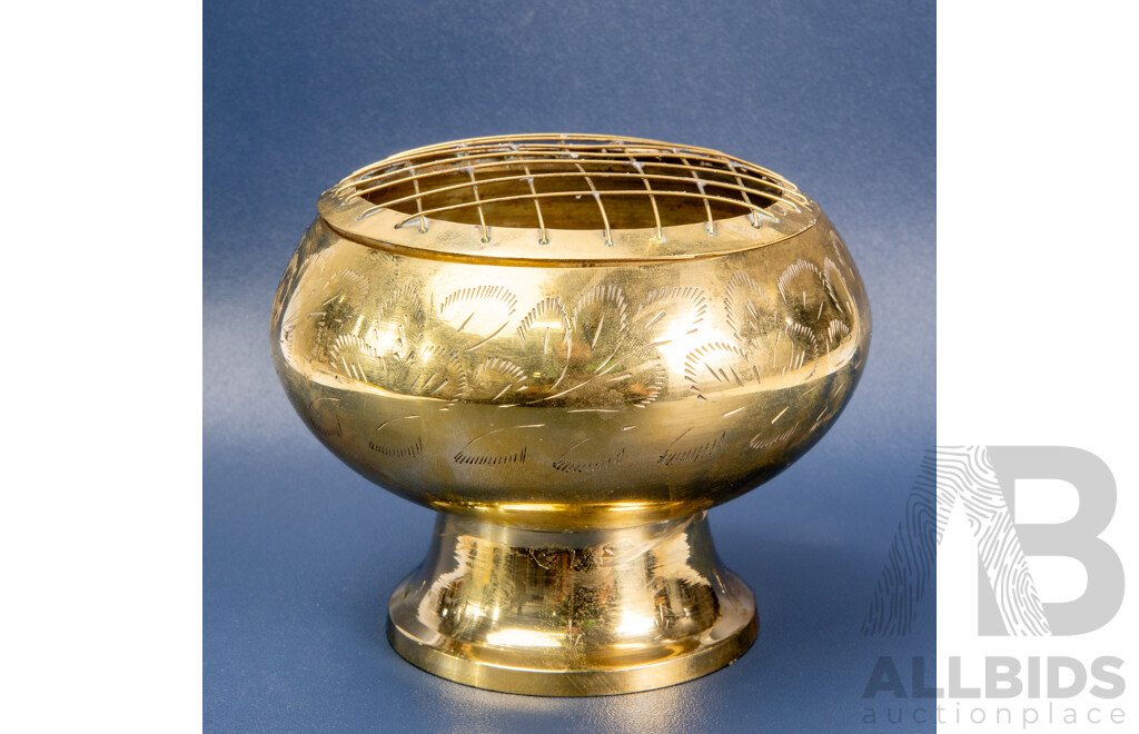 Vintage Brass Incense Burner