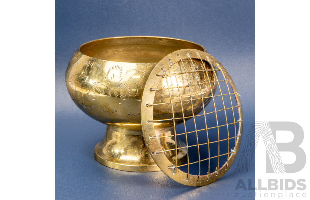 Vintage Brass Incense Burner
