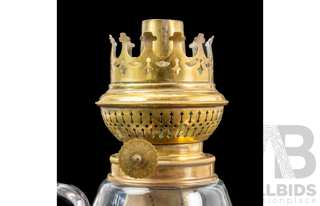 Vintage Kosmos Brenner Kerosene Lamp