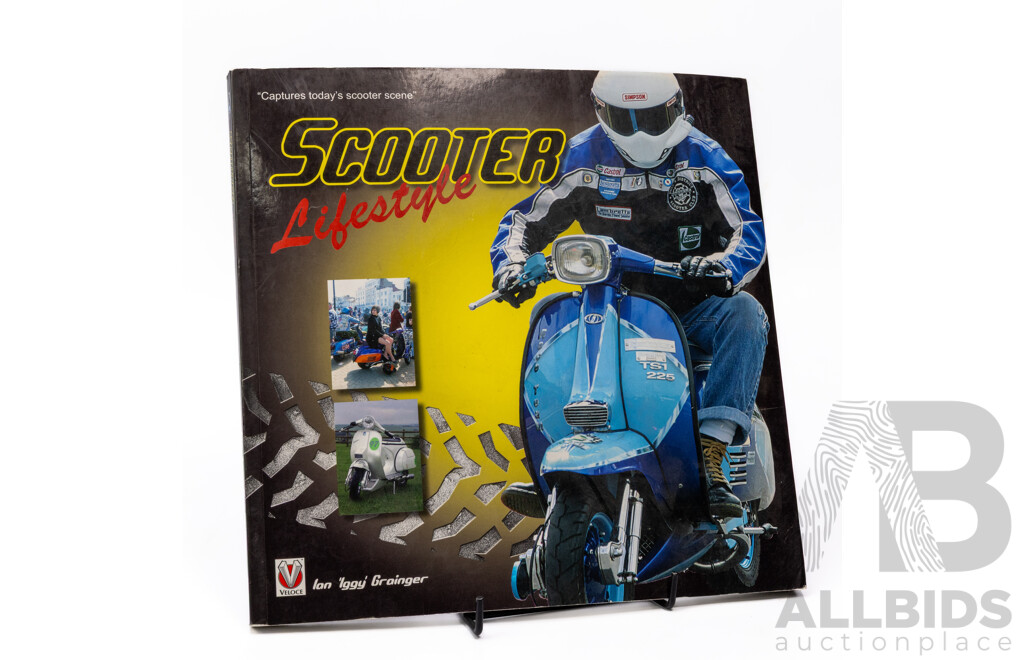 'Scooter Lifestyle' by Ian Grainger, Paperback Book with Vespa Coffee Mug