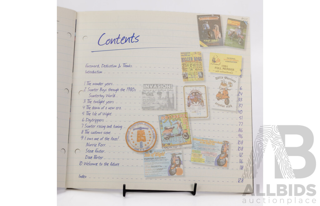 'Scooter Lifestyle' by Ian Grainger, Paperback Book with Vespa Coffee Mug