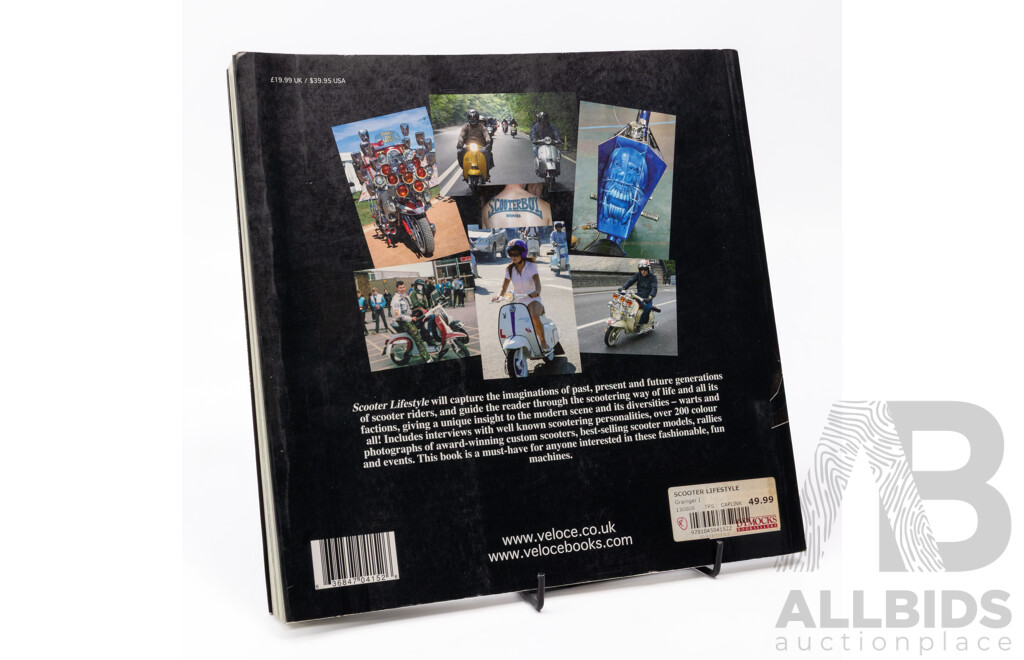 'Scooter Lifestyle' by Ian Grainger, Paperback Book with Vespa Coffee Mug