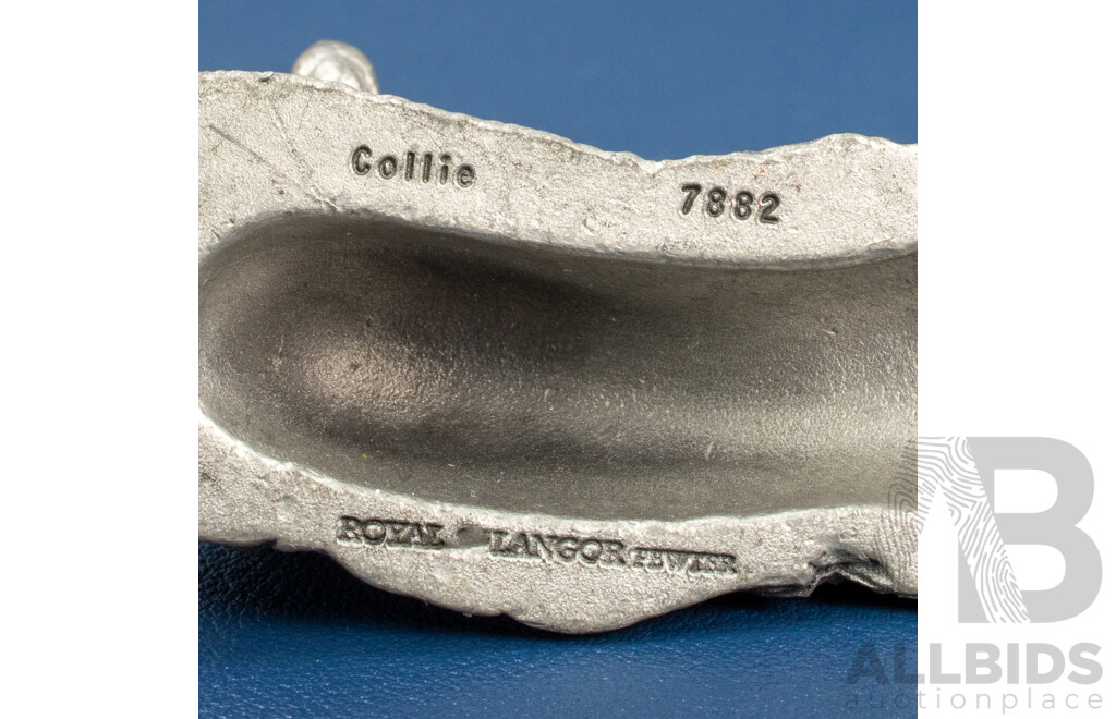 Extremely Rare Royal Selangor Pewter Collie