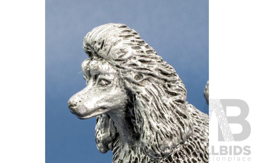 Extremely Rare Royal Selangor Pewter Poodle