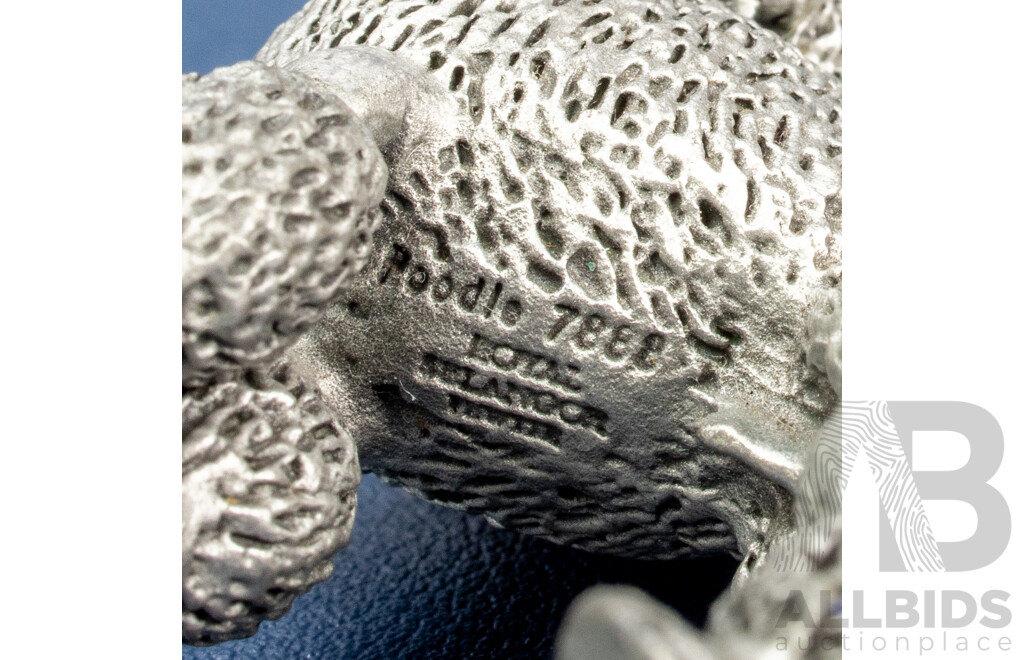 Extremely Rare Royal Selangor Pewter Poodle