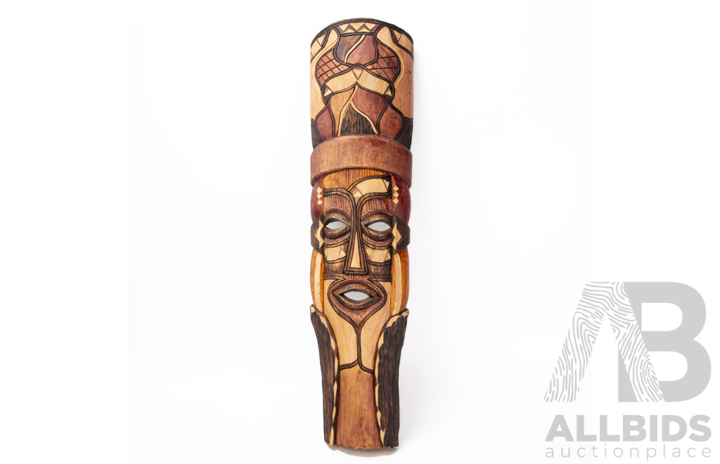 Three Spectacular Vintage Pacific Islands Tribal Masks